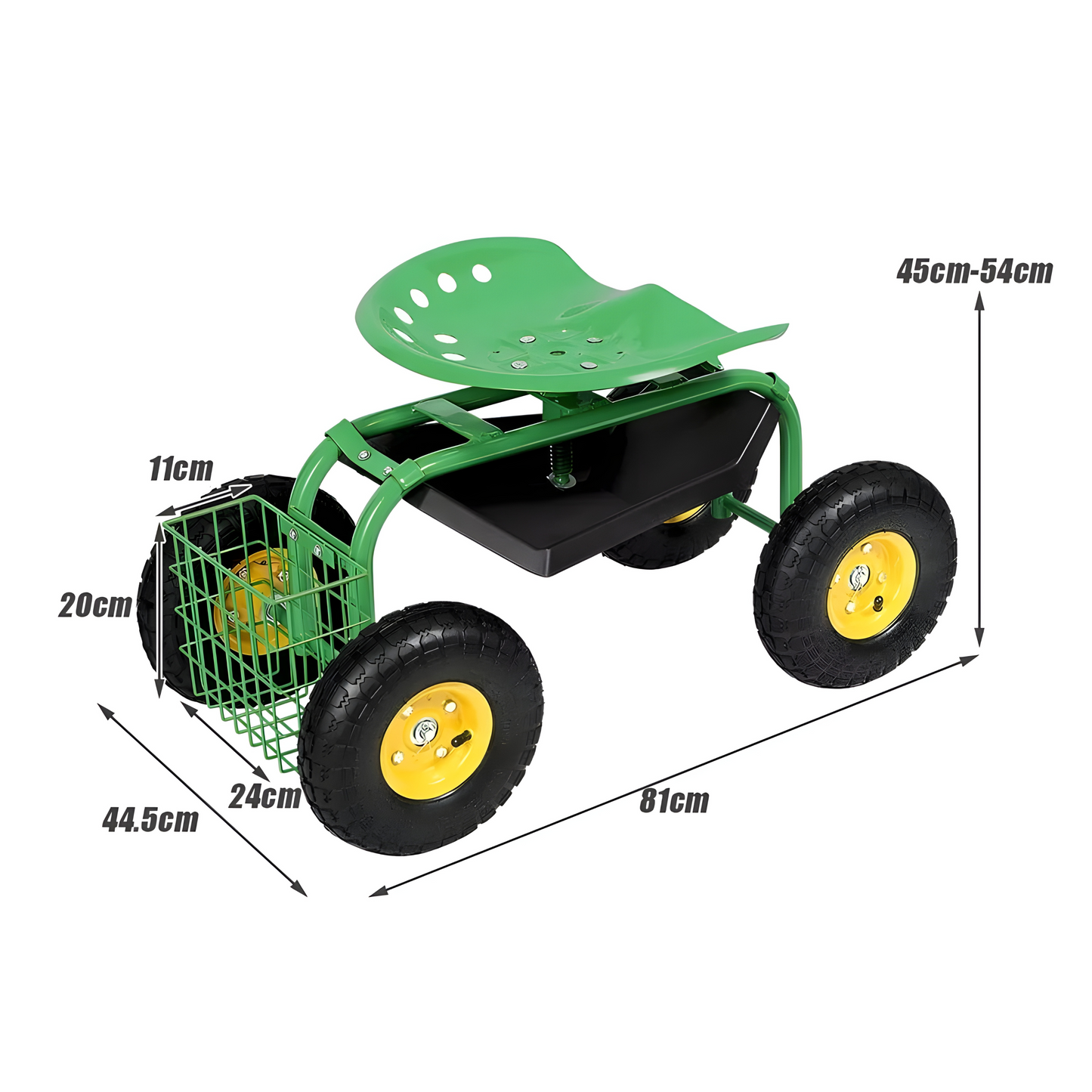 360° Seated Garden Cart