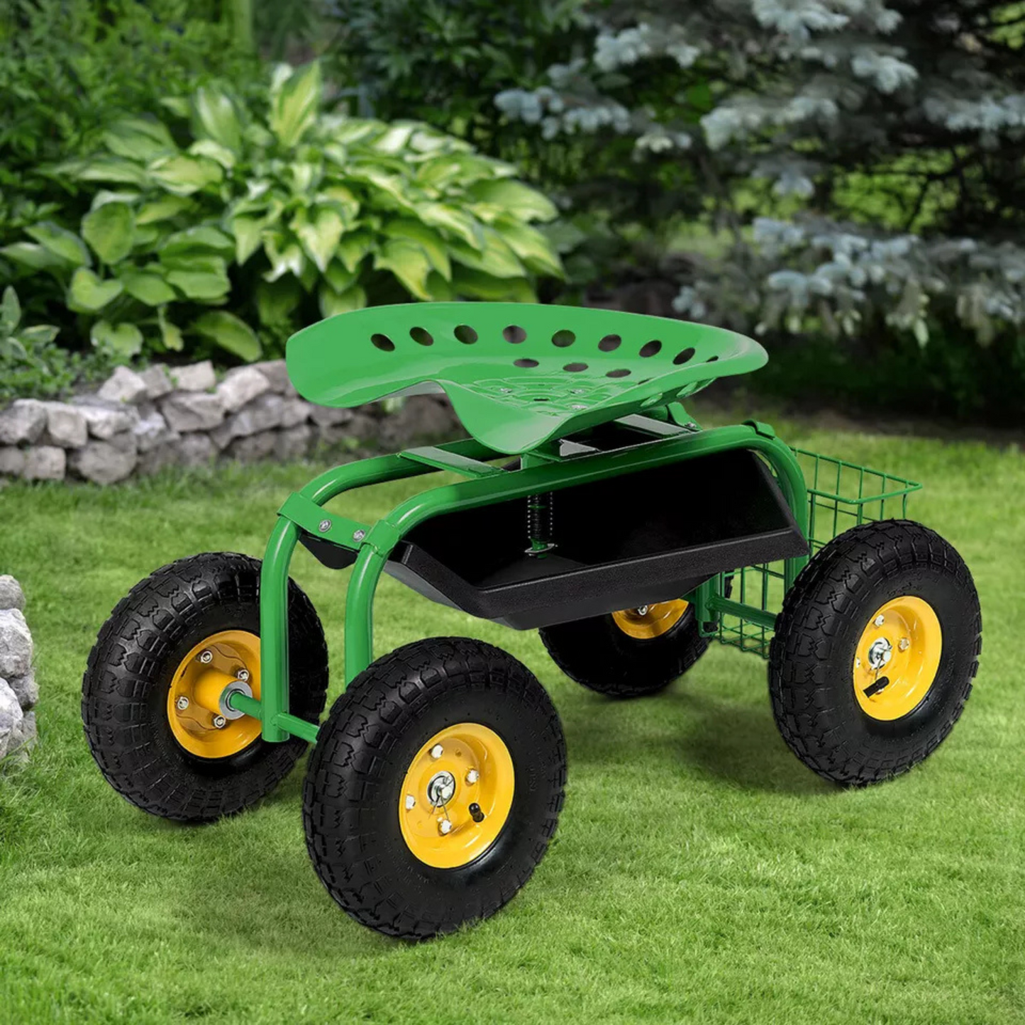 360° Seated Garden Cart