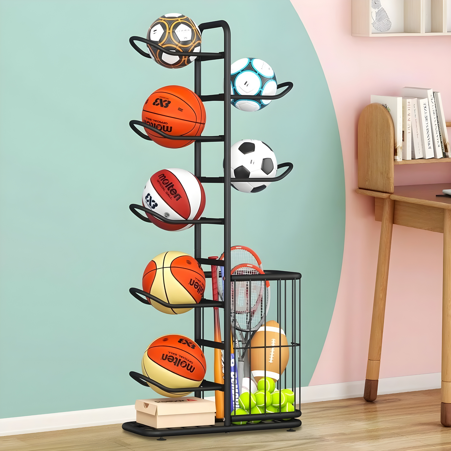 Aussie Sports Ball Rack
