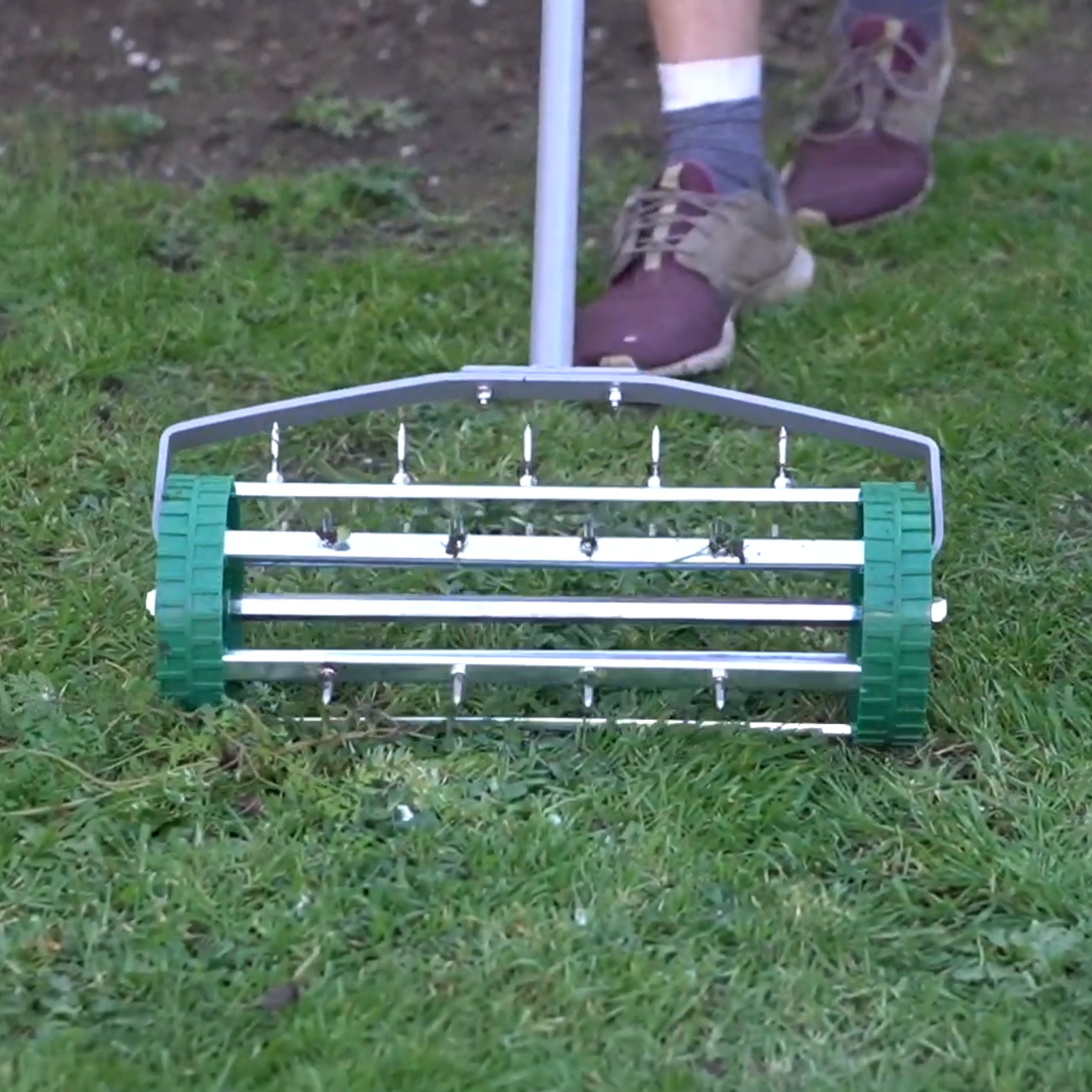 Rolling Lawn Aerator