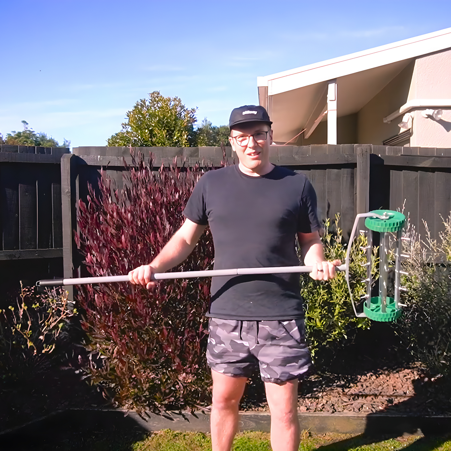 Rolling Lawn Aerator
