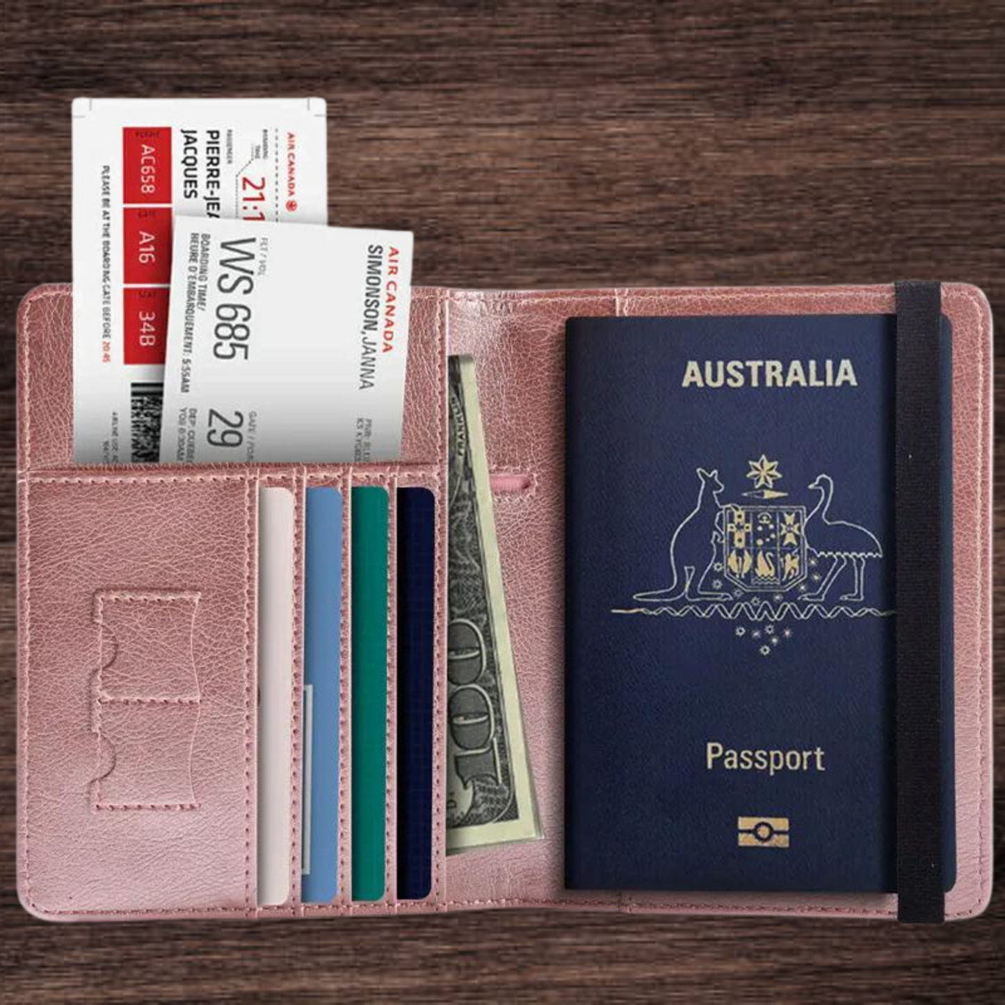 Anti-Theft Passport Wallet