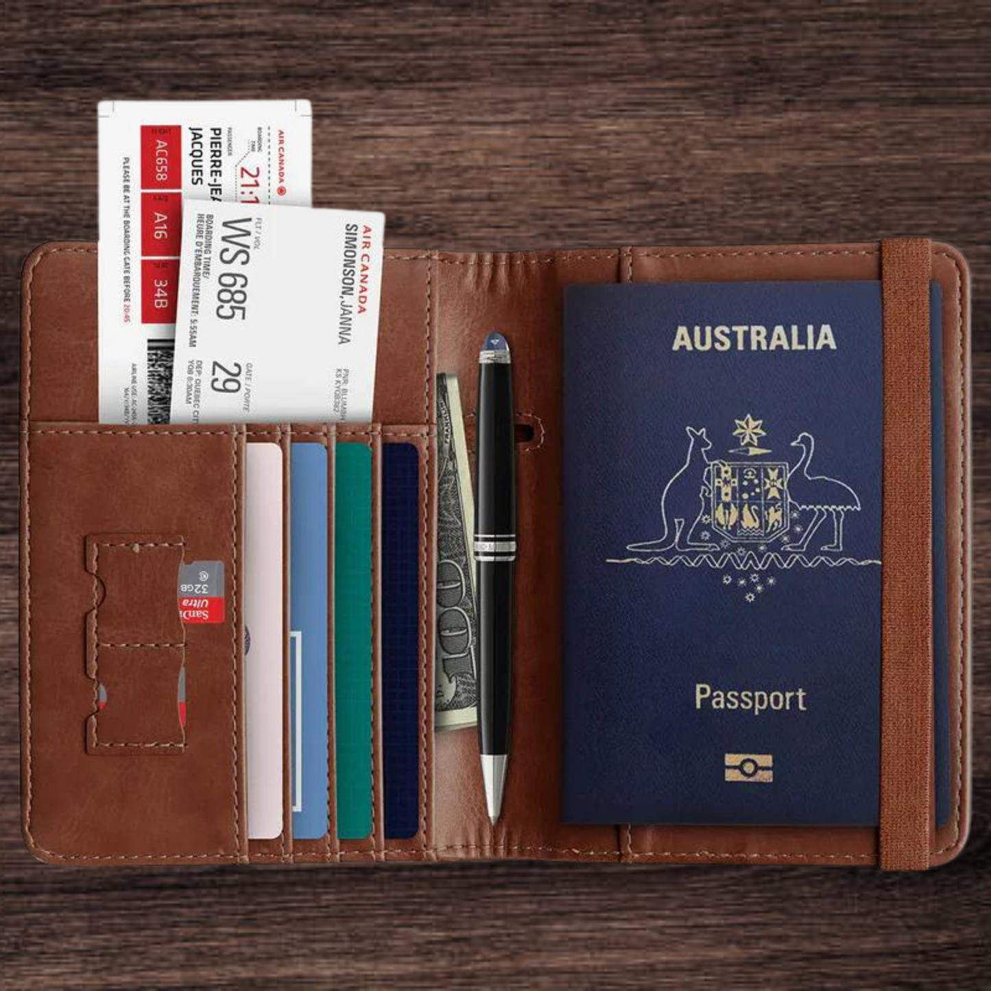 Anti-Theft Passport Wallet