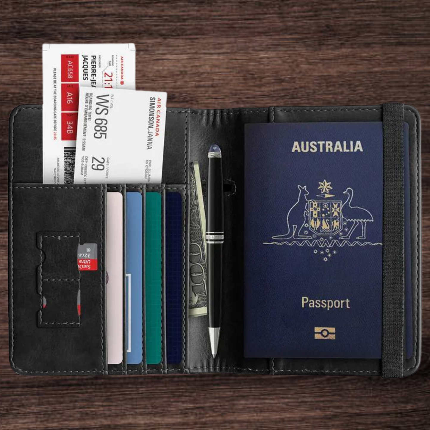 Anti-Theft Passport Wallet