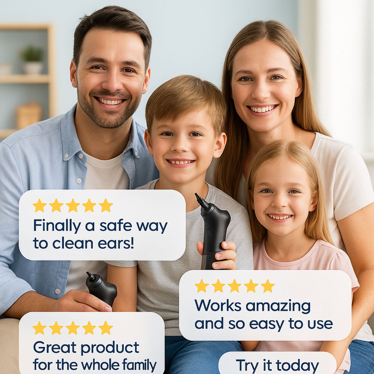 Water Powered Ear Wax Remover