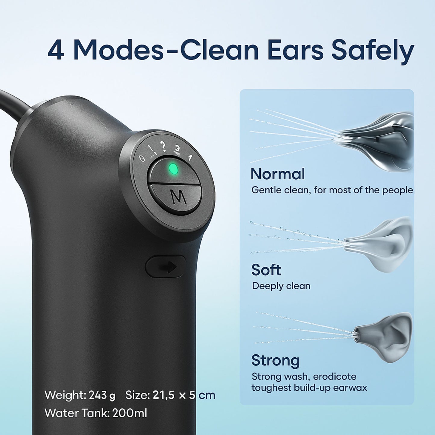 Water Powered Ear Wax Remover