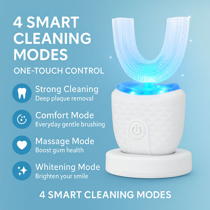 Self Brushing Toothbrush + Built In Whitening