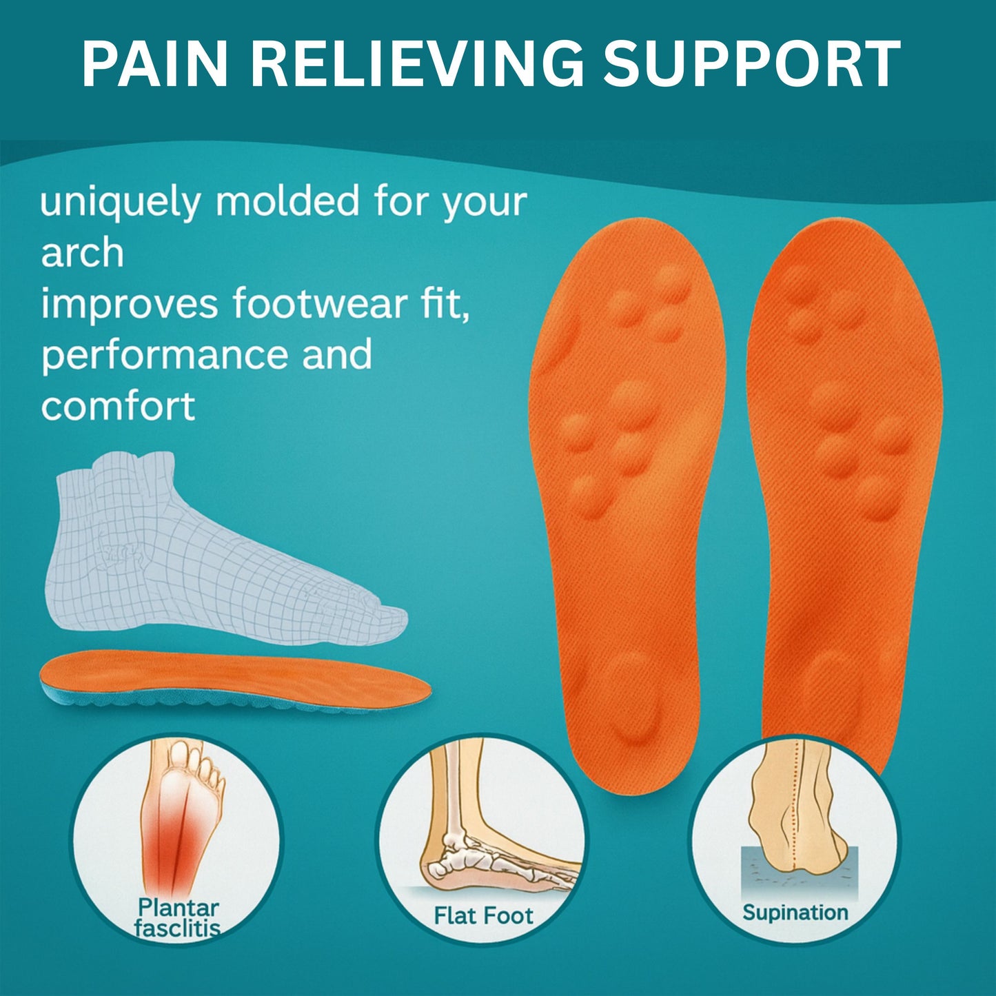 Pain-Relief Massage Insoles
