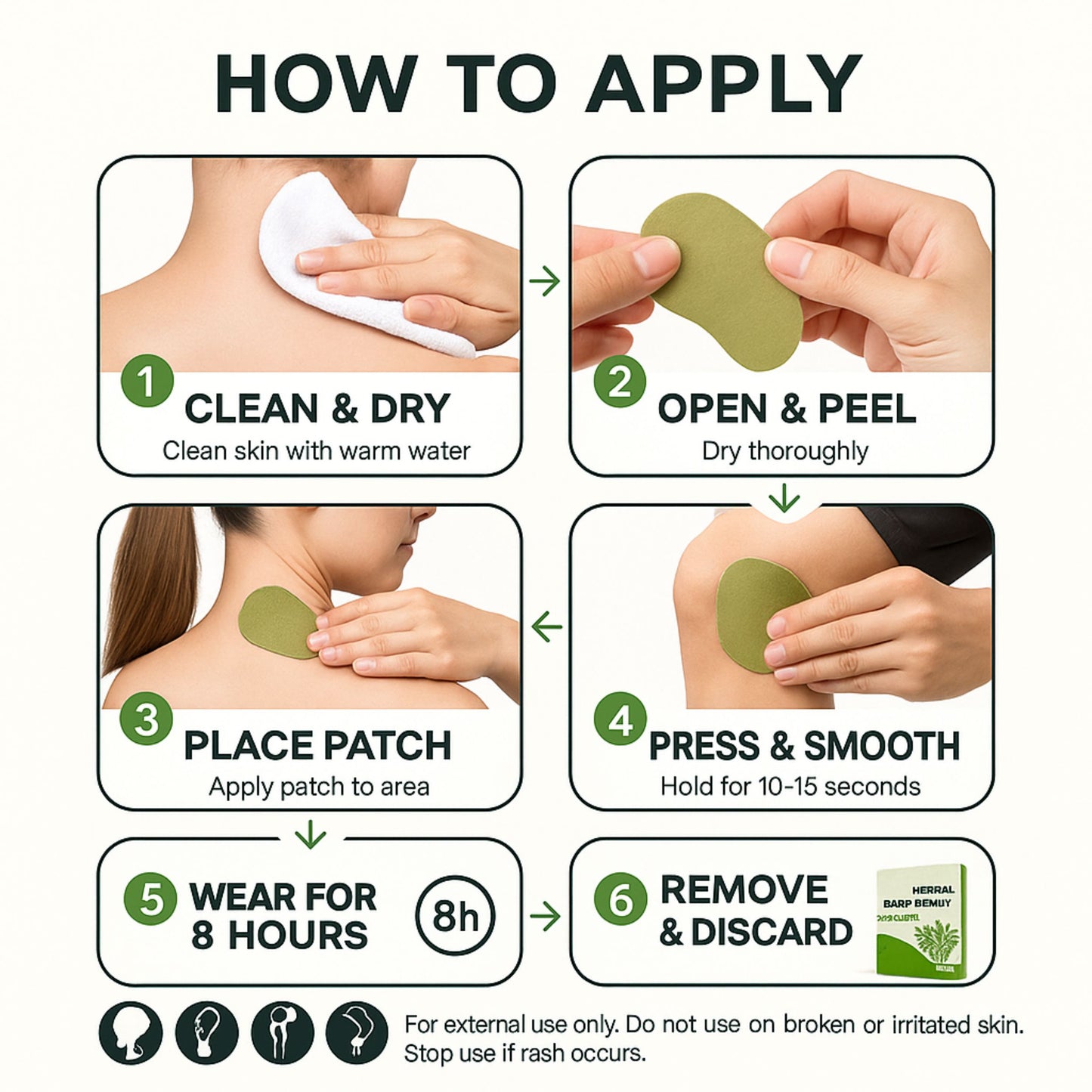 Herbal Pain-Relief Patches