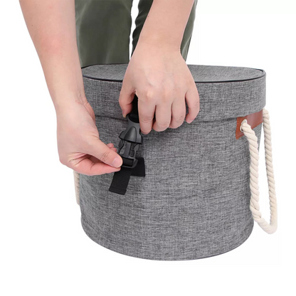 Kids Play Mat & Basket - Easily Pack Up Your Kids Toys