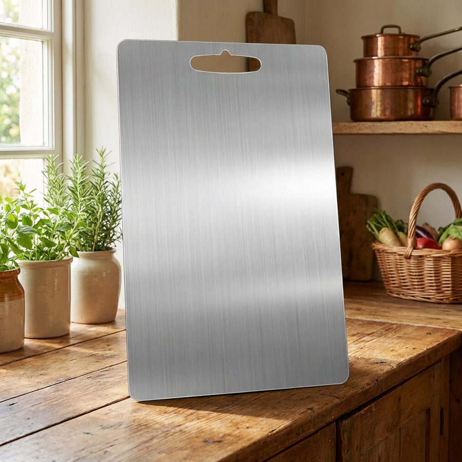 Easy clean titanium board