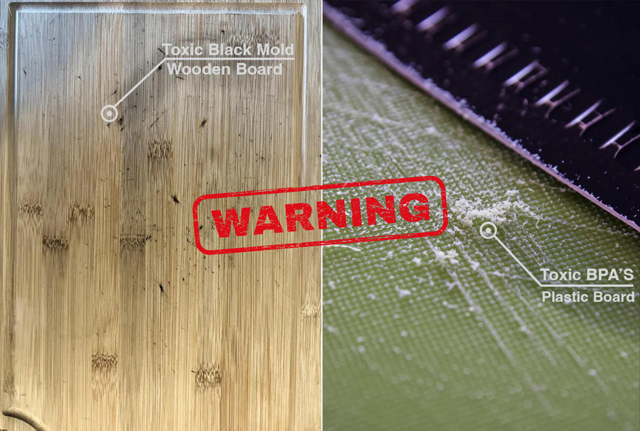 The hidden dangers of plastic chopping boards