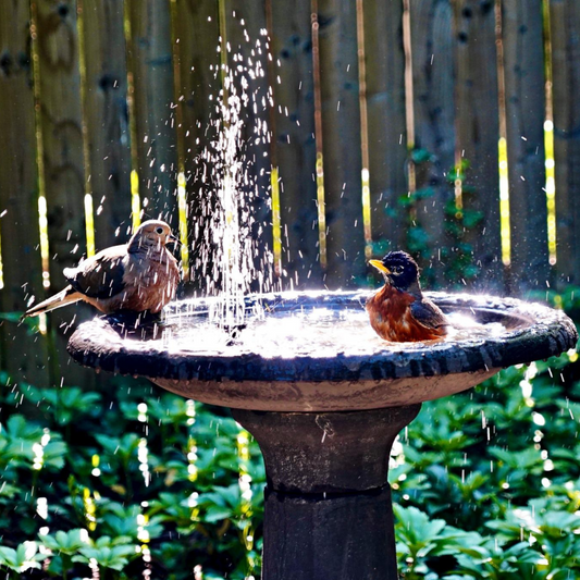 Solar Bird Bath Fountain
