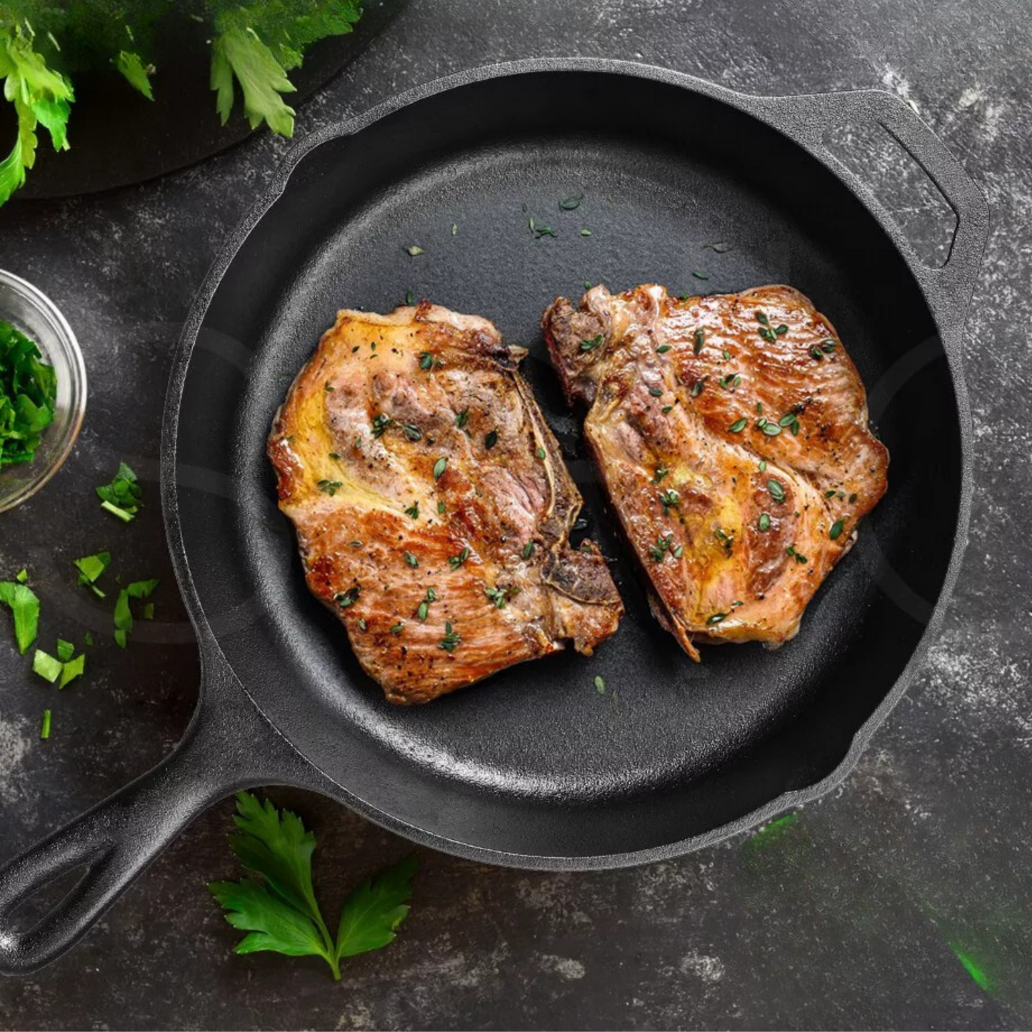 Non-Stick Cast Iron Skillet