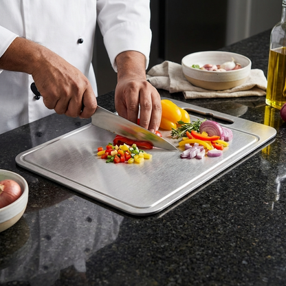 Prime Aussies Titanium Chopping Board Pro