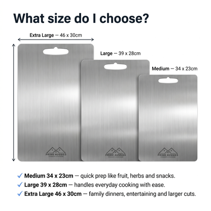 Prime Aussies Titanium Chopping Board