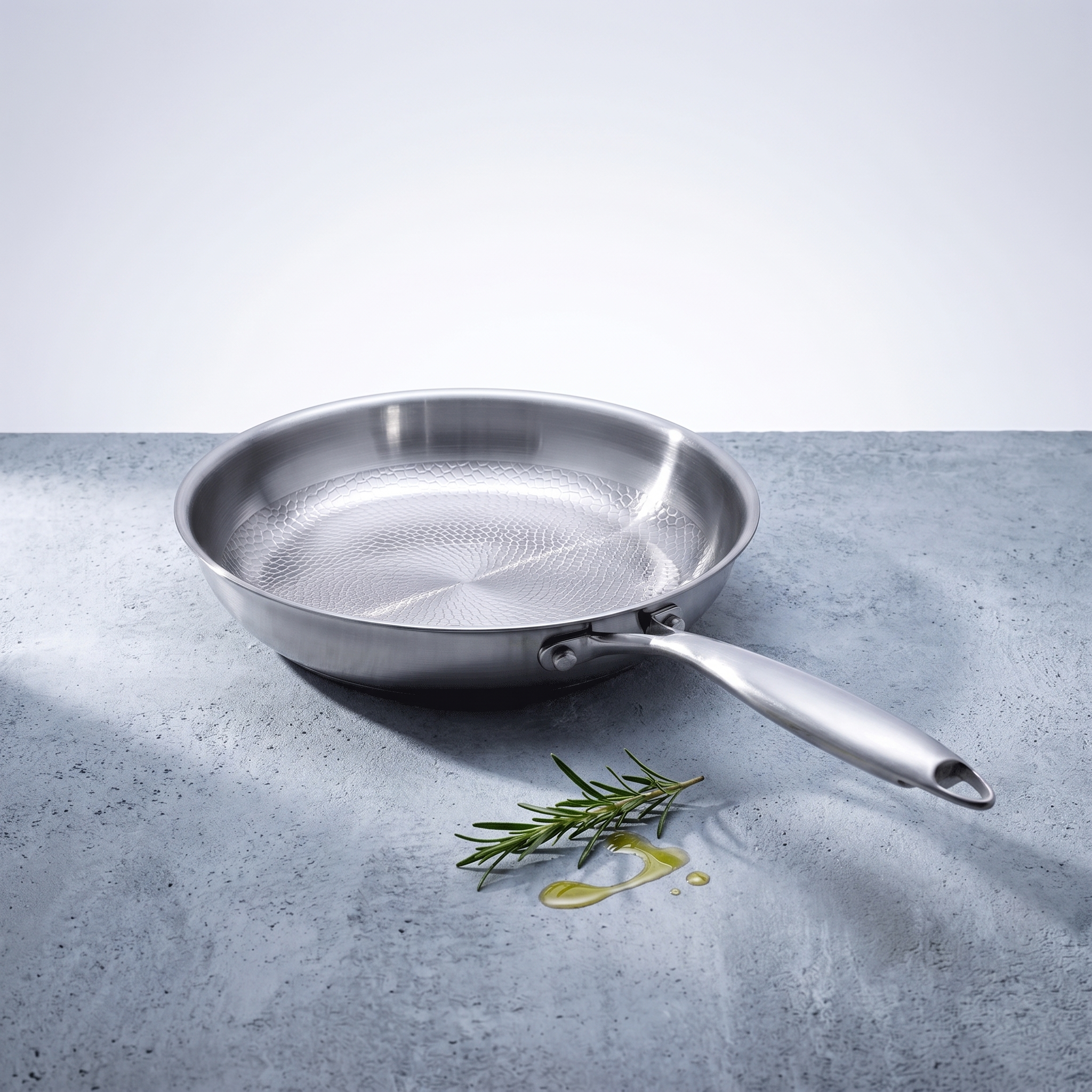 Prime Aussies Titanium Frying Pan on induction cooktop